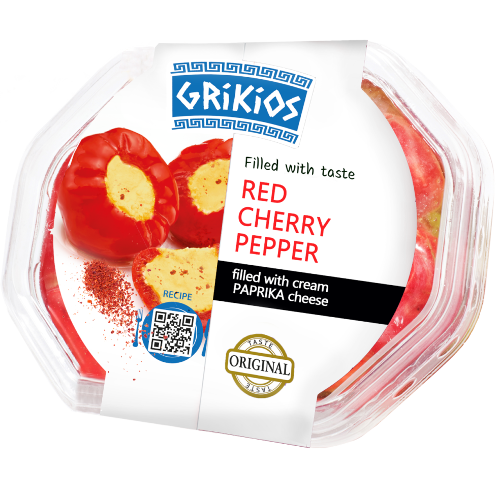 Grikios Red cherry pepper with cream paprika cheese