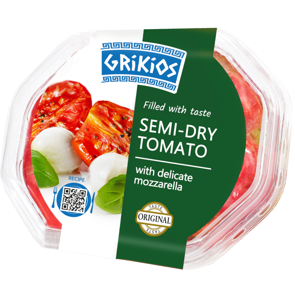 Grikios Semi-dry Tomato with Mozzarella cheese